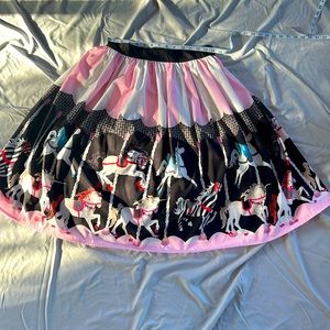Horse Carousel skirt. Sz M